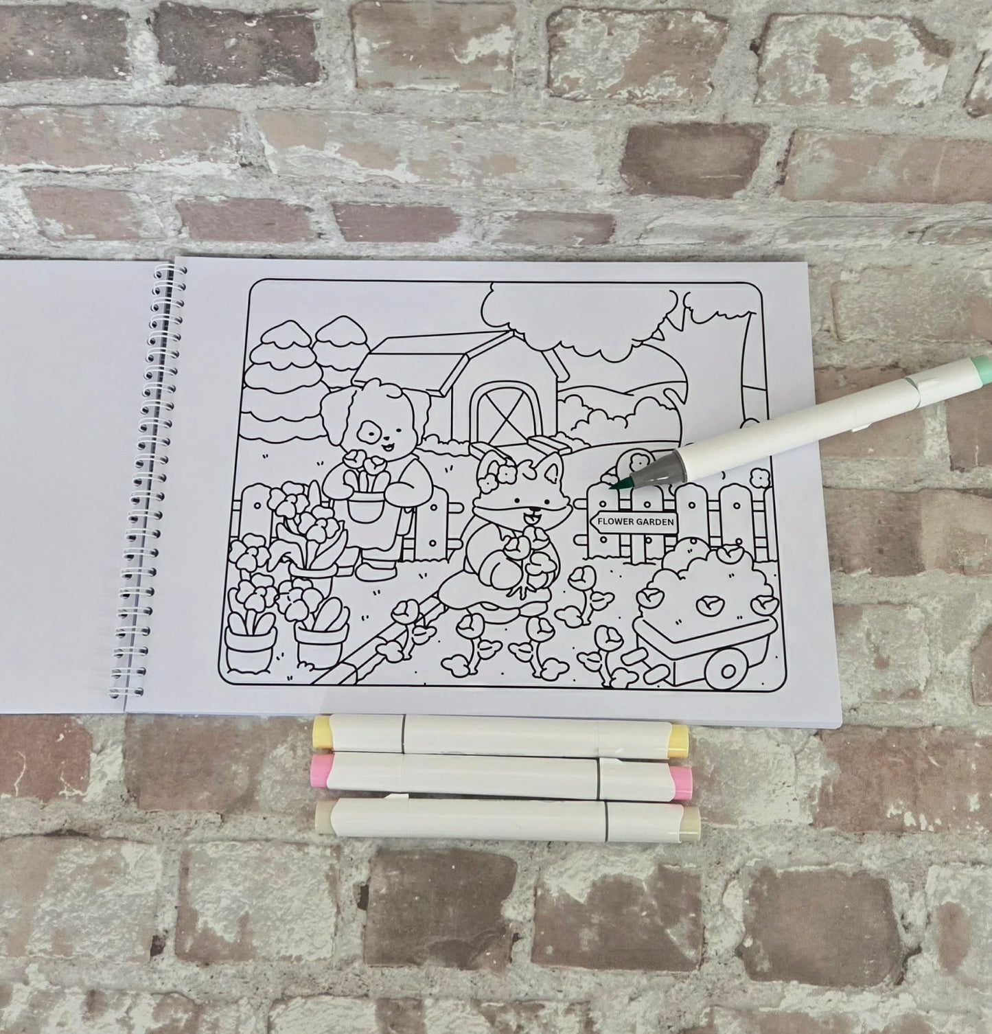 Fern & Douglas Colouring Book – A Cosy Escape for Calm & Relaxation