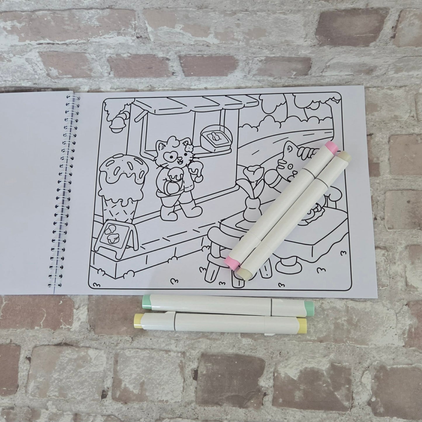 🐱 Hope & Harmony Colouring Book ~ A cosy, calming escape for self care