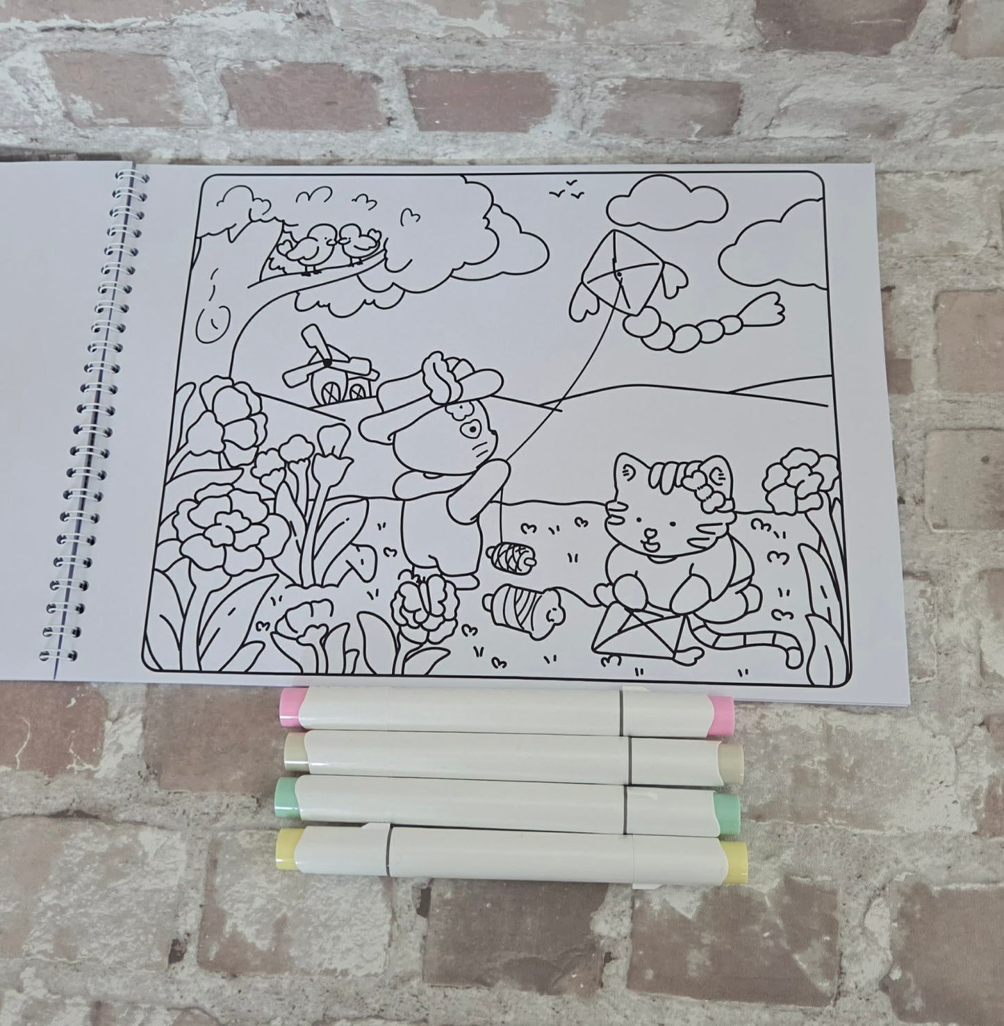 🐱 Hope & Harmony Colouring Book ~ A cosy, calming escape for self care