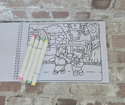 🐱 Hope & Harmony Colouring Book ~ A cosy, calming escape for self care
