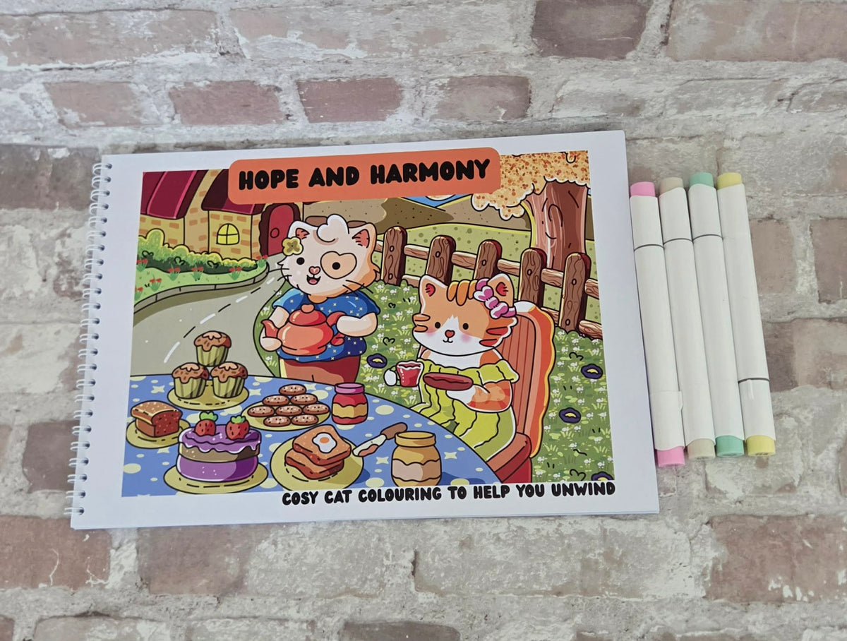 Hope & Harmony A4 Colouring Book