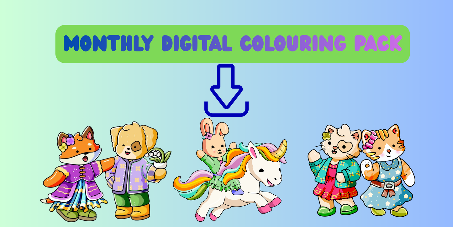 May Cosy Colouring Club (PDF Download)