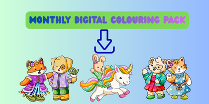 May Cosy Colouring Club (PDF Download)