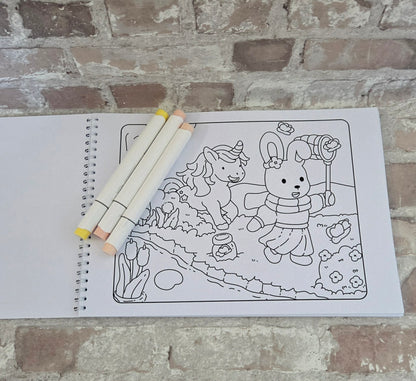 🦄 Whisper & Clover A4 Colouring Book – LIMITED STOCK