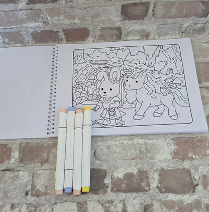 🦄 Whisper & Clover A4 Colouring Book – LIMITED STOCK