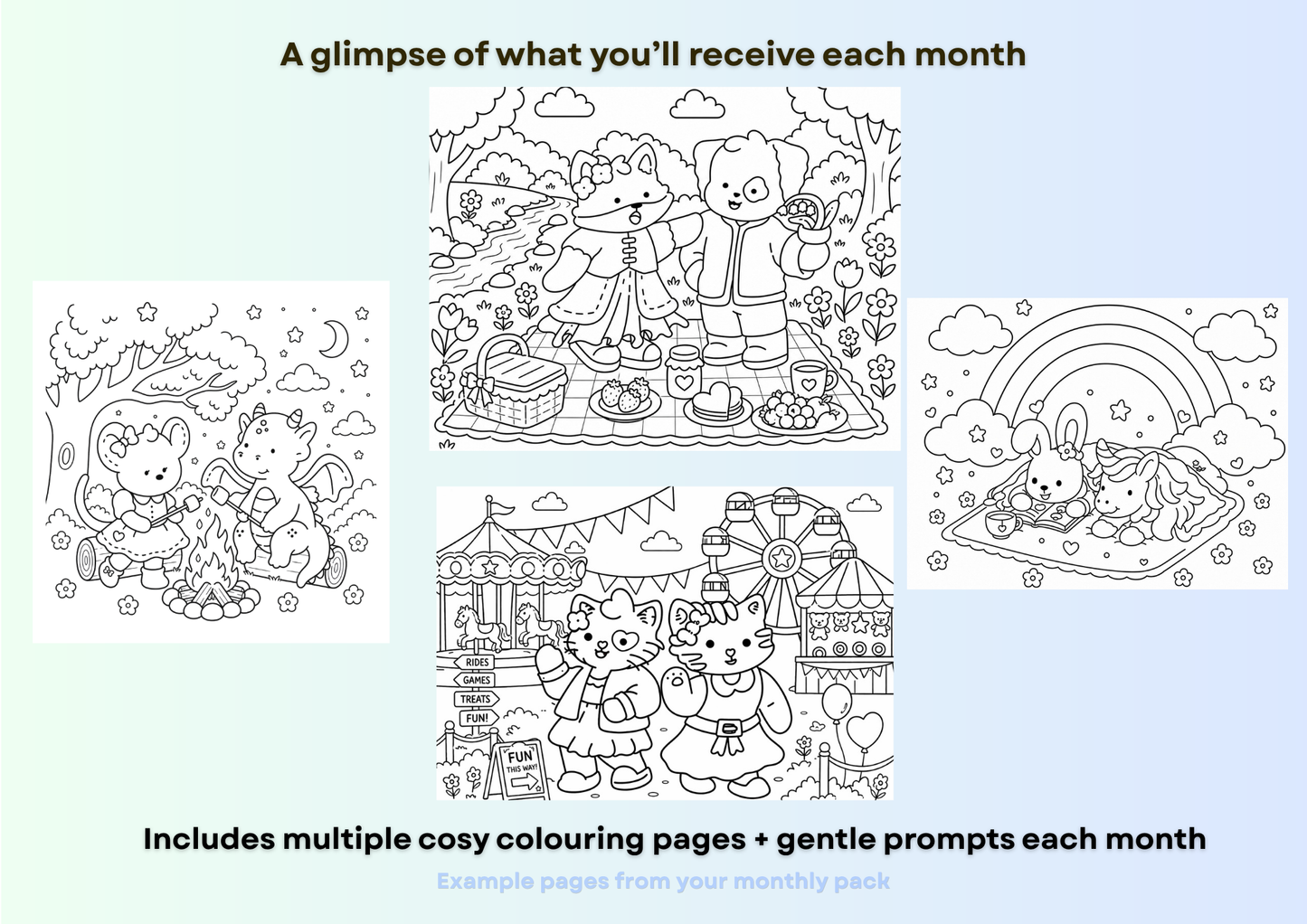 May Cosy Colouring Club (PDF Download)