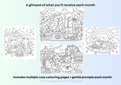 May Cosy Colouring Club (PDF Download)